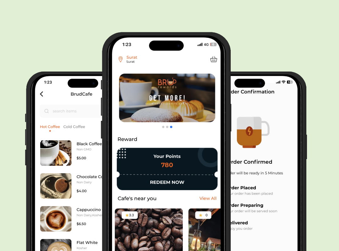 BRU'D Rewards: React Native App Development for a Loyalty Coffee Shop Marketplace