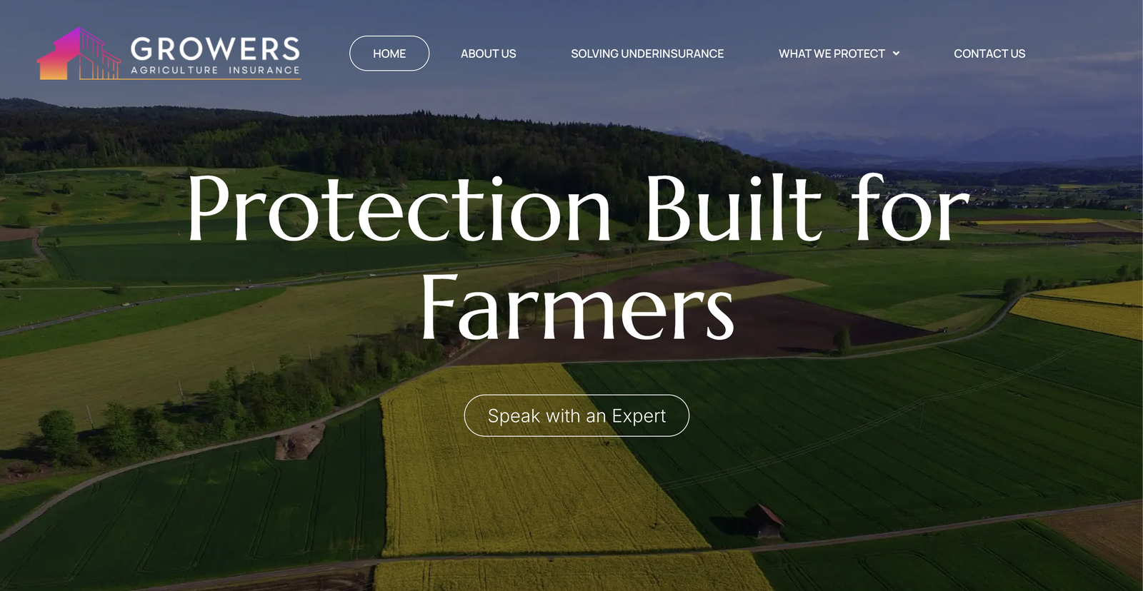 Growers Agriculture Insurance: WordPress Website & Branding for Agricultural Insurance Specialists