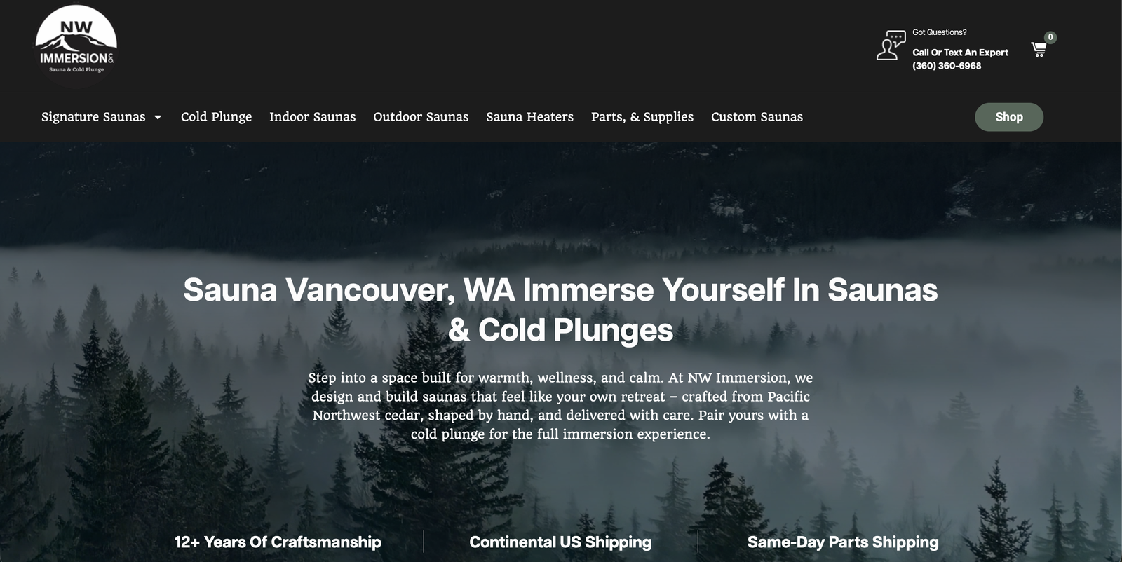 NW Immersion: SEO-Driven Ecommerce Growth System for Premium Sauna and Cold Plunge Products